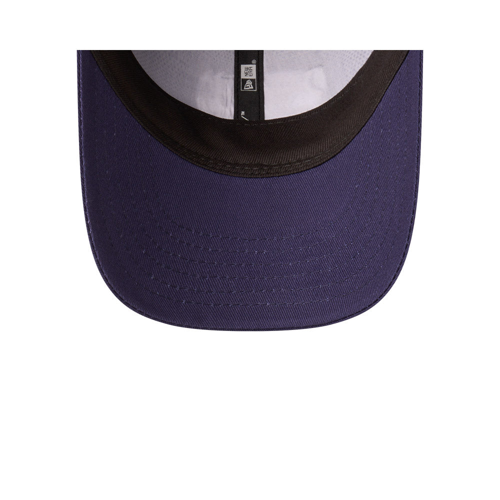 Geelong Cats Youth Hat - AFL 2025 Badged Navy Blue OTC 9Forty Kids Strapback Cap - New Era